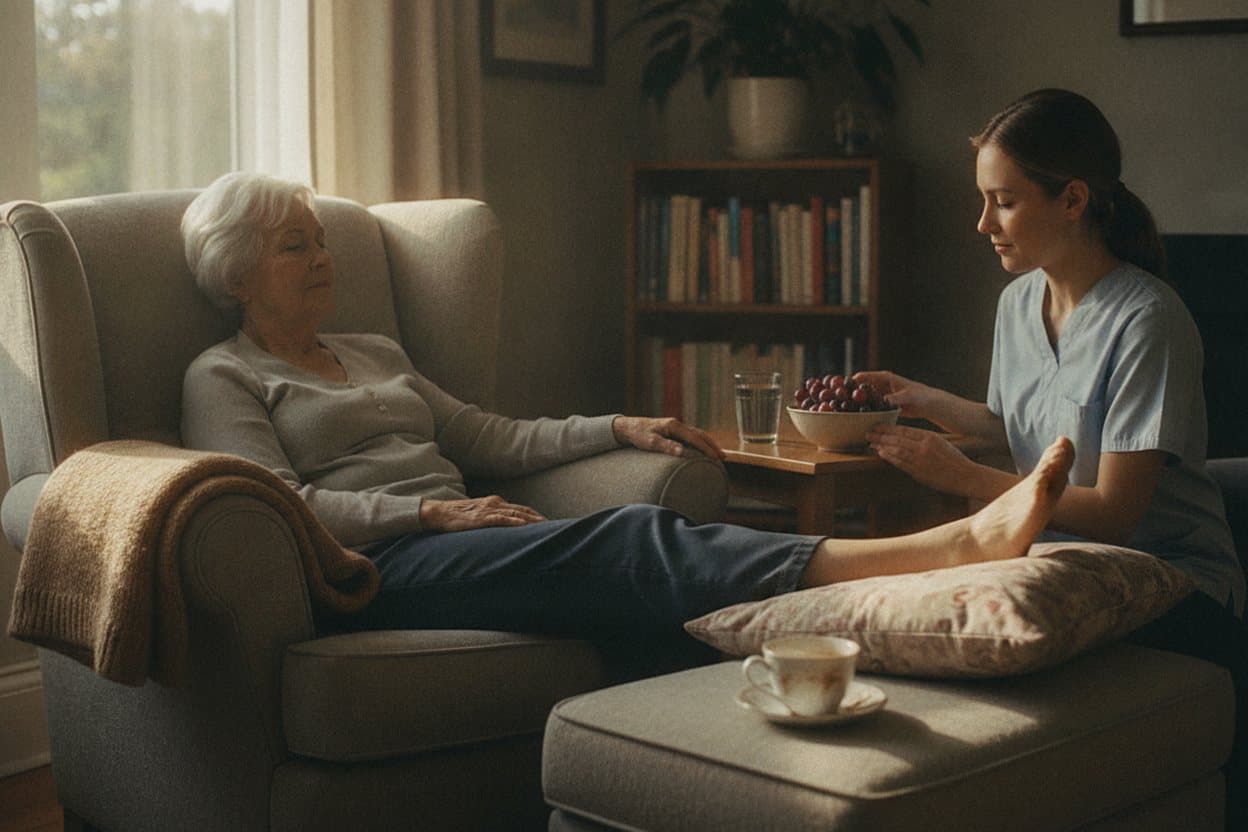 Person holds cherished keepsake memory box